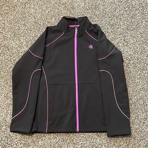 NWT Legendary Whitetails soft shell reflective jacket Black Large